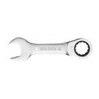 Teng Tools 6005M10RS 10-19mm Stubby Ratcheting Combination Wrench on a white background