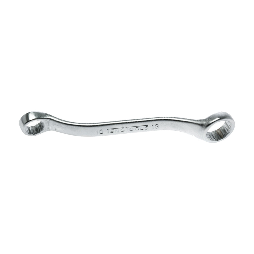 Teng Tools 601013 10 x 13mm 'Rigger Jigger' Angled Compact Double Ring on a white background
