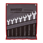 Teng Tools 6507AF Combination Spanner Set 13/16"-1 1/4" Tool Roll 7 on a white background
