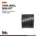 Teng Tools 6507JAF Combination Spanner Set 1 5/16"-1 7/8" Tool Roll 7, supplied in a handy tool roll style wallet