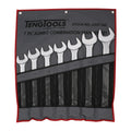 Teng Tools 6507JAF Combination Spanner Set 1 5/16"-1 7/8" Tool Roll 7 on a white background