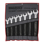 Teng Tools 6507JAF Combination Spanner Set 1 5/16"-1 7/8" Tool Roll 7 on a white background