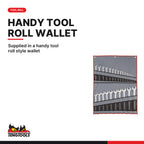 Teng Tools 6526MM Combination Spanner Set 6-32 mm Tool Roll 26 Pieces, supplied in a handy tool roll style wallet