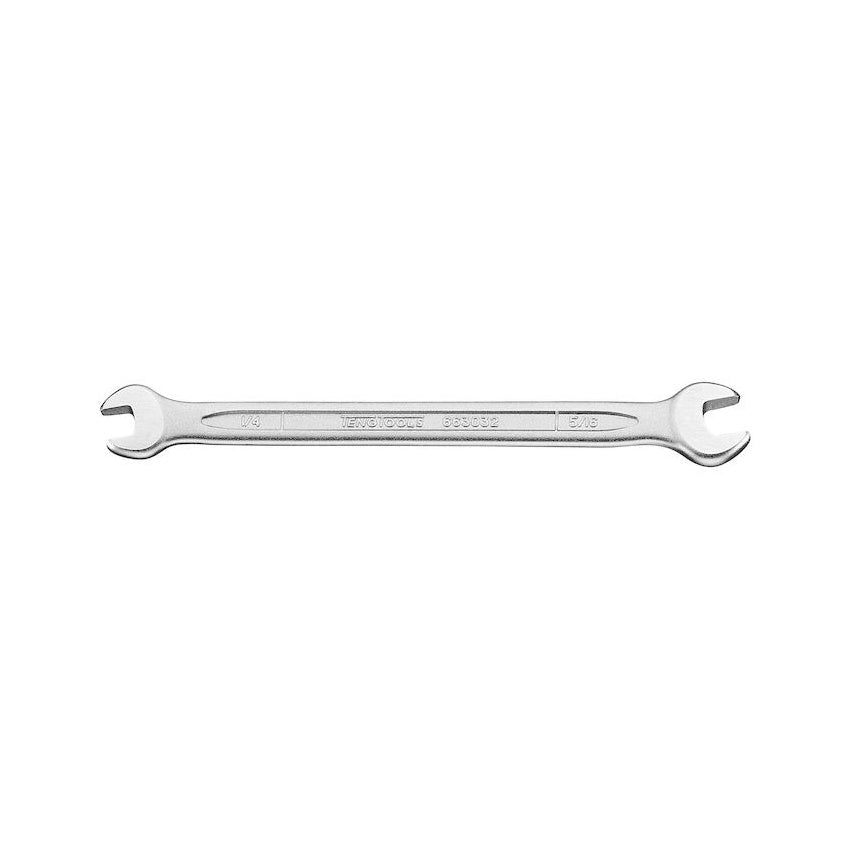 Teng Tools 663840 Double Open Ended Wrench SAE 1/2 × 9/16 in on a white background
