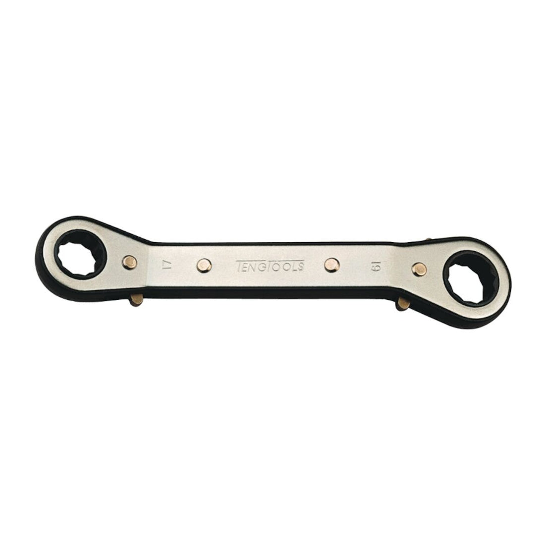 Teng Tools 680608 6 × 8 to 21 × 22 mm Metric Ratcheting Offset Double on a white background