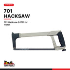 Teng Tools 700-PRO5 3-Piece 24 TPI Hand Saw for Metal and Utility Knife, 701 Hacksaw 24TPI for metal