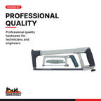 Teng Tools 700-PRO5 3-Piece 24 TPI Hand Saw for Metal and Utility Knife, professional quality hacksaws for technicians and