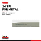 Teng Tools 703 Gun Saw Set, 24 tooth per inch for work in metal