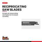 Teng Tools 703A 150 mm Folding Saw, accepts all reciprocating saw blades for increased versatility