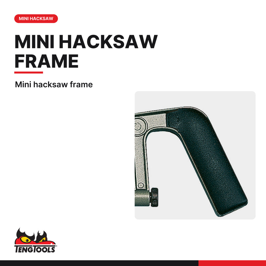 Teng Tools 705 150 mm Mini Hacksaw 24 TPI Metal Cutting Hand Saw, mini hacksaw frame
