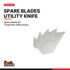 Teng Tools 710-10 S2 Steel Replacement Blades for Utility Knife, spare blades for TengTools utility knives