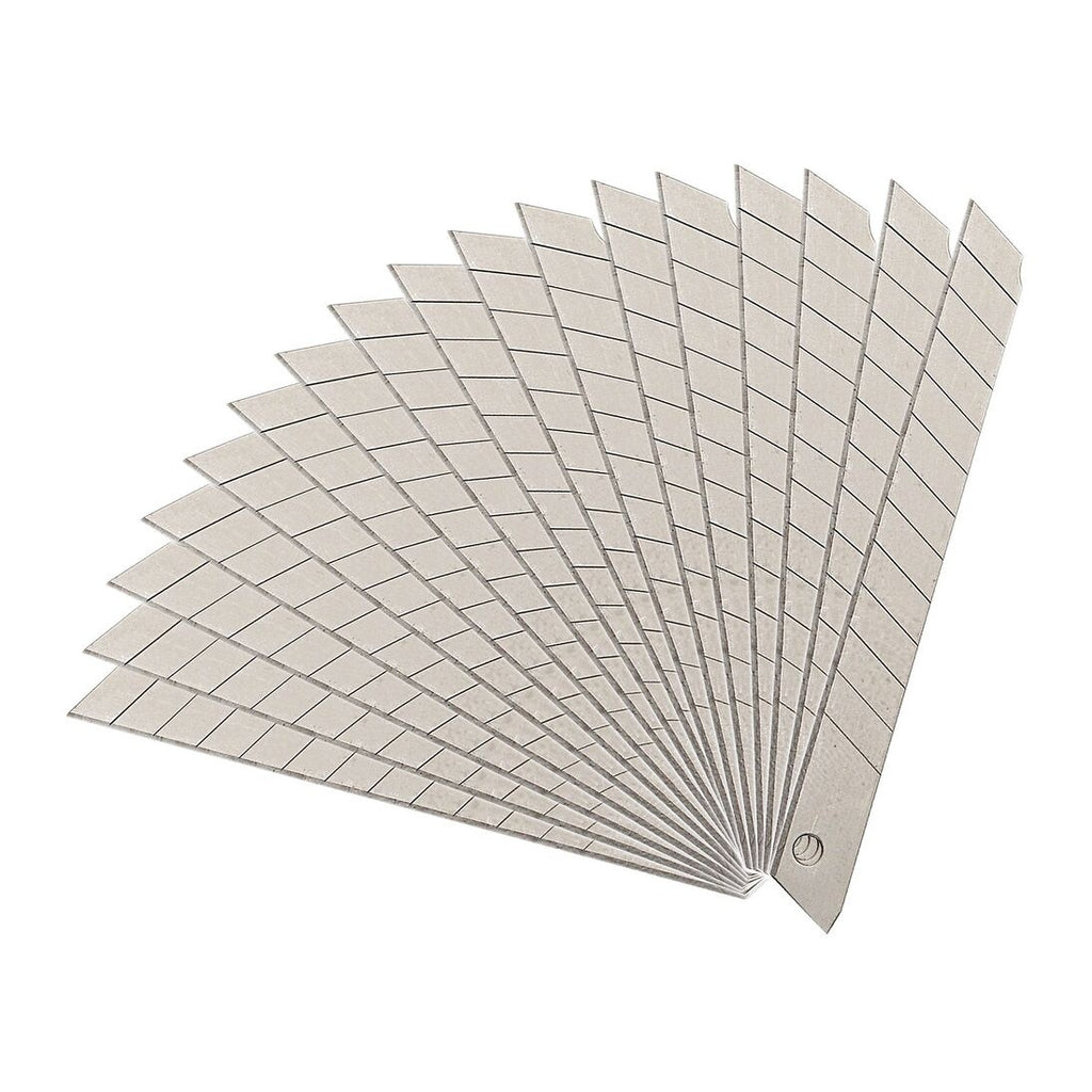 Teng Tools 710A-100 9 mm Replacement Blades for Snap Off Utility Knife on a white background