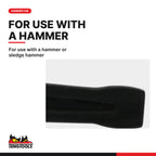 Teng Tools 902024 Open End Slogging Wrench, Metric, for use with a hammer or sledge hammer