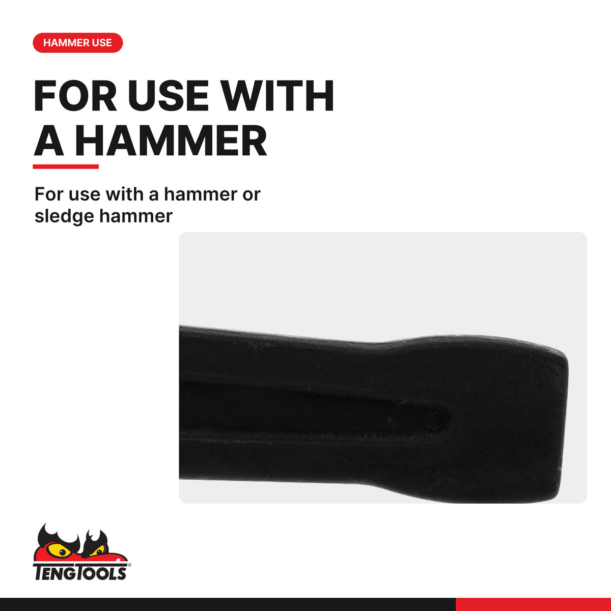 Teng Tools 902024 Open End Slogging Wrench, Metric, for use with a hammer or sledge hammer