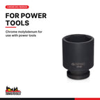 Teng Tools 920517N1 17 mm Metric Impact Socket, chrome molybdenum for use with power tools