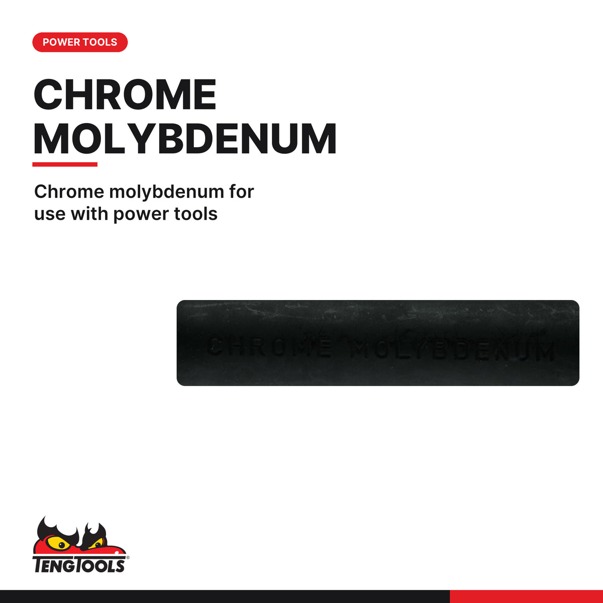 Teng Tools 940022-C 3/4 Inch Drive 7 Inch Chrome Molybdenum Impact Extension Bar, chrome molybdenum for use with power tools