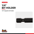 Teng Tools ACC50MBH01 1/4 Inch Hex Shank Magnetic Bit Holder 50-70mm, 1/4" magnetic bit holder