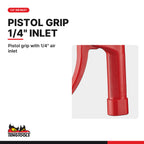 Teng Tools air blow gun, 1/4 in air inlet, pistol grip with 1/4" air inlet