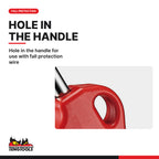 Teng Tools air blow gun, 1/4 in air inlet, hole in the handle for use with fall protection wire