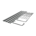 Teng Tools ALU450 Socket Clip Rail Set, Socket Rail with Socket Clips on a white background