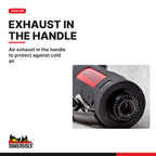 Teng Tools ARC80 Air Cut Off Tool, air exhaust in the handle to protect against cold air