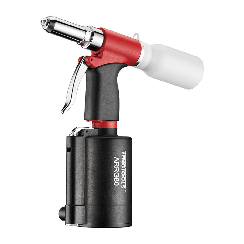 Teng Tools ARRG80 Pistol-Grip Pneumatic Rivet Gun Kit-Ready 9000 N on a white background