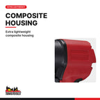 Teng Tools ARWC12 3/8 & 1/2 Inch Drive Composite Air Impact Wrench, extra lightweight composite housing