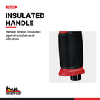 Teng Tools ARWM38 3/8 Inch Drive Air Impact Wrench, handle design insulates against cold air and vibration