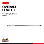 Teng Tools AT135M 600 mm Flexible Mechanic Magnet and Claw Retriever, overall length 600mm (23.6")