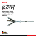 Teng Tools AT180 Adjustable Brake Cylinder Honing Tool 20-68 mm, adjustable for use on cylinders between 20 and 68mm