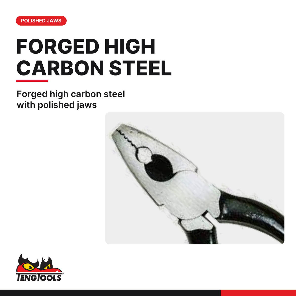Teng Tools AT605 150 mm Safety Wire Twist Pliers, forged high carbon steel with polished jaws