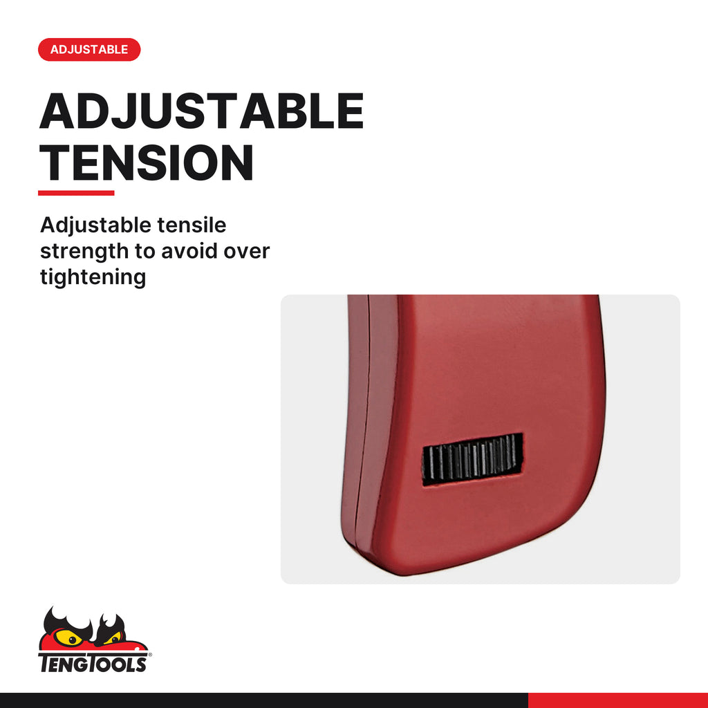 Teng Tools CTG01 Zip Tie Gun, adjustable tensile strength to avoid over tightening