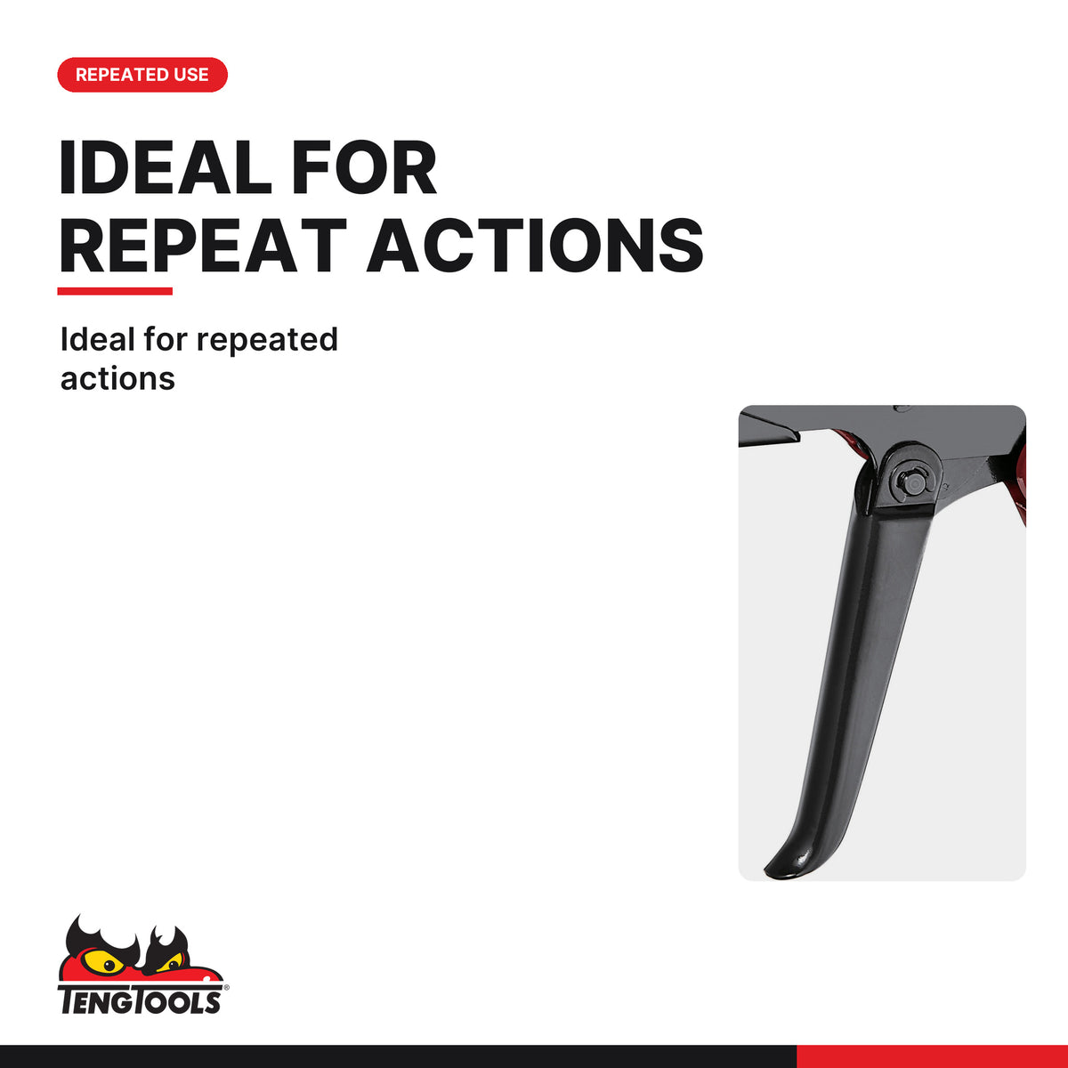Teng Tools CTG01 Zip Tie Gun, ideal for repeated actions