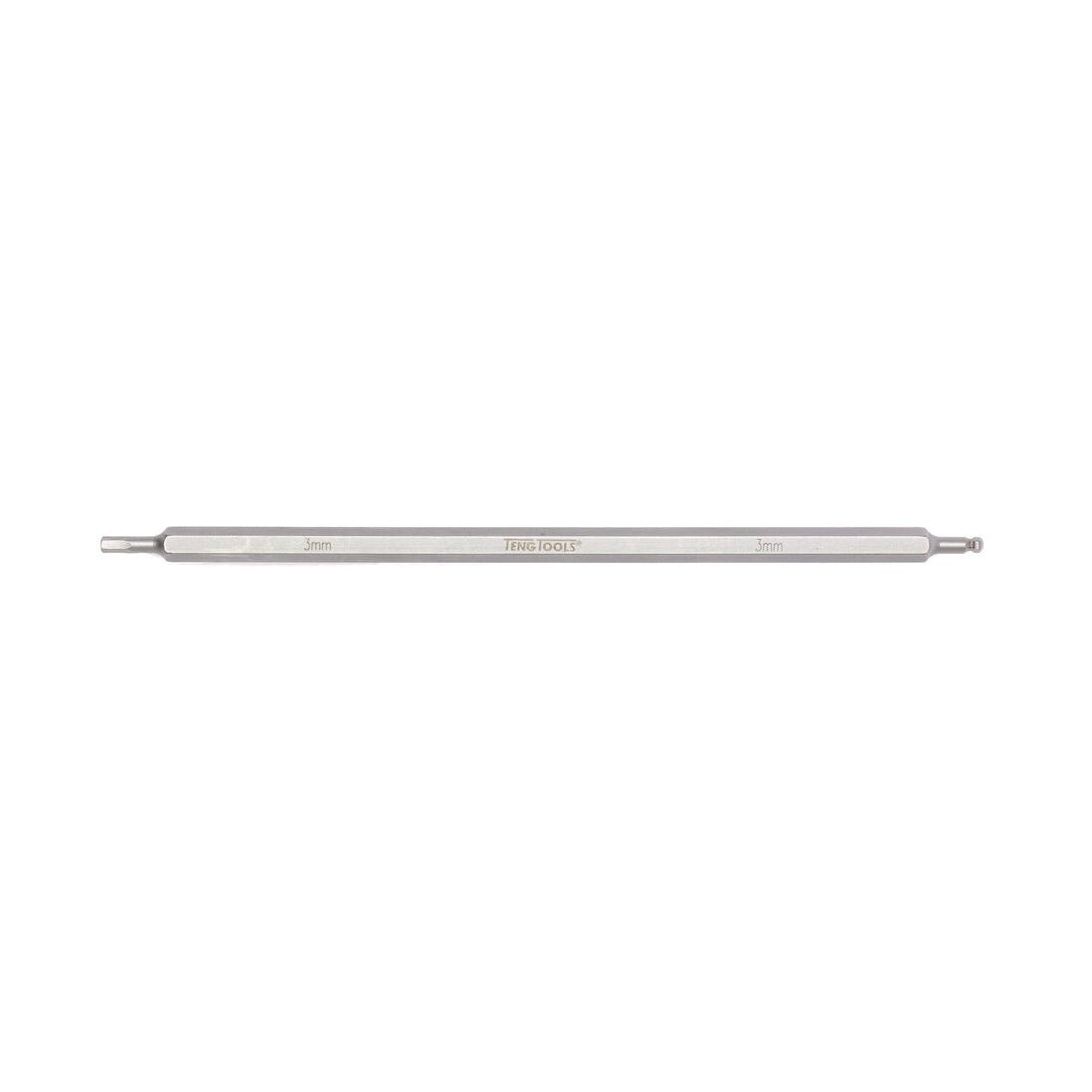 Teng Tools double ended screwdriver blade, hex and ball point hex, 3 to 6 mm on a white background