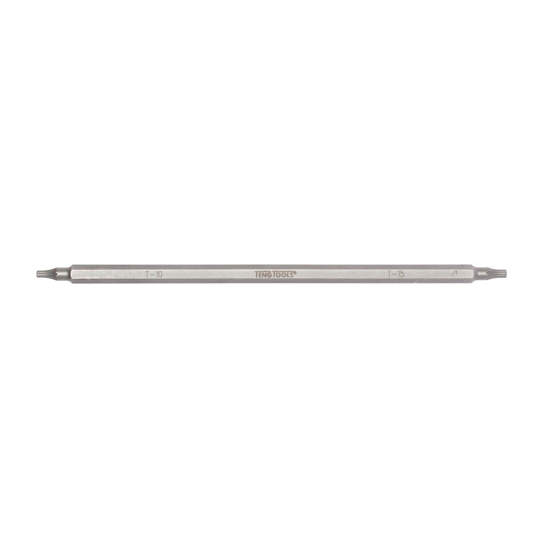 Teng Tools double ended TX screwdriver blade, TX10 to TX40 on a white background