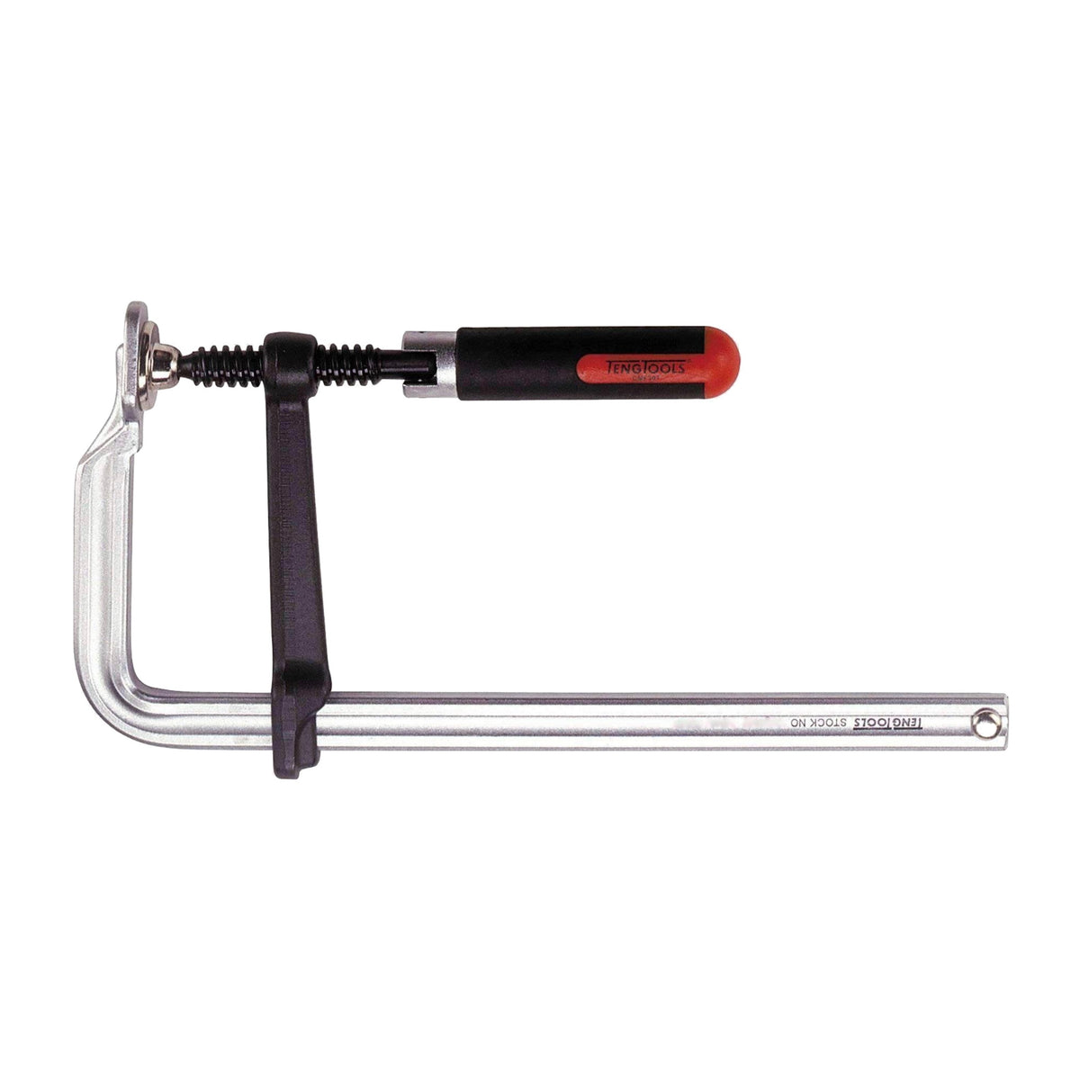 Teng Tools F-type clamp with swivel handle, 160 to 300 mm on a white background