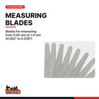 Teng Tools FG13100 Metric Feeler Gauge 0.05-1.0mm, blades for measuring from 0.05 mm to 1.0 mm (0.002" to 0.039")