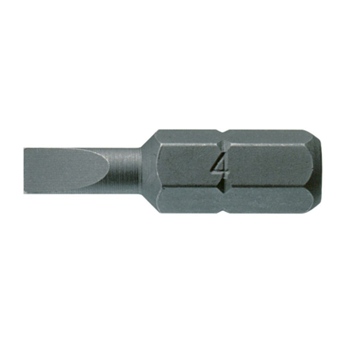 Teng Tools FL2506B03 4.5 mm Slotted Flat Head Screwdriver Bit on a white background