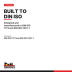 Teng Tools FL5010A03 5.5-6.5 mm Flat Head Screwdriver Bit, designed and manufactured to DIN ISO 1173 and DIN ISO 2351-1