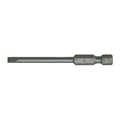 Teng Tools FL7008A02 4 mm Flat Slotted Screwdriver Bit on a white background