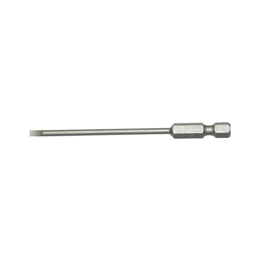 Teng Tools FL8905A01 3-4 mm Flat Slotted Screwdriver Bit on a white background
