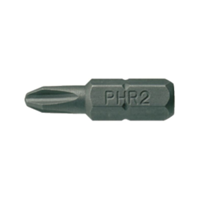Teng Tools GR25002100 PH2G Phillips Screwdriver Bits on a white background
