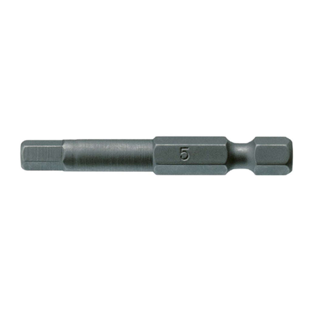 Teng Tools HEX5000503 1/4 Hex Shank Screwdriver Bits 50 mm (Approx 2.0 on a white background