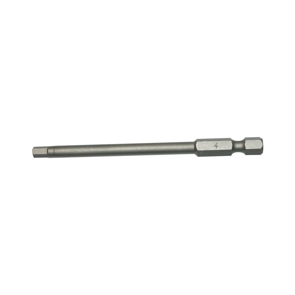 Teng Tools HEX8900401 1/4 Hex Bits 89mm Hex 4mm ×1 on a white background