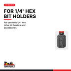 Teng Tools HEXP3000405 1/4 Hex Impact Bit 30 mm, for use with 1/4" hex drive bit holders and accessories