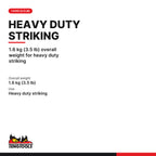 Teng Tools HMS1250 1250g Lump Hammer with Round Face and Fiberglass, 1.6 kg (3.5 lb) overall weight for heavy duty striking