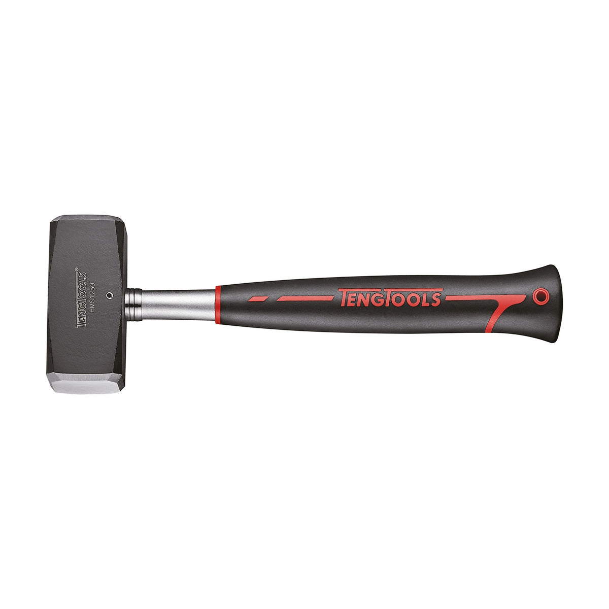 Teng Tools HMS1250 1250g Lump Hammer with Round Face and Fiberglass on a white background
