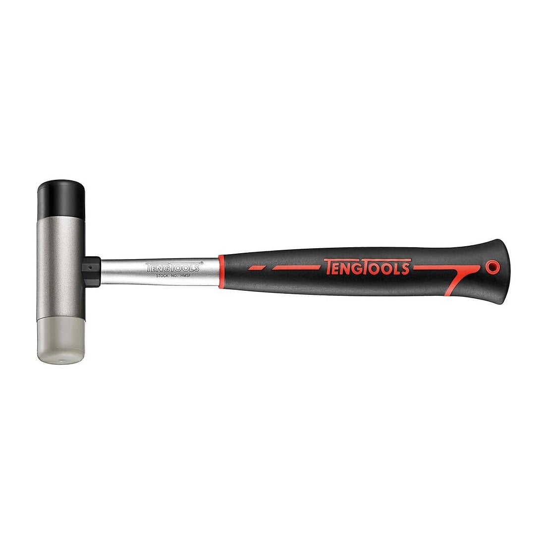 Teng Tools HMSF Soft Face Hammer with Wooden Handle and Replaceable on a white background