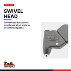 Teng Tools HR360R Hand Riveter With 360-Degree Swivel Head, swivel head function to enable use at an angle or in confined