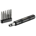 Teng Tools IDSE7 1/4 Inch Manual Impact Driver Set on a white background